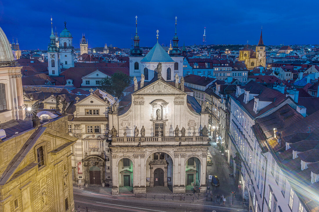 Historic building in the Clemintinium, Prague, Central Bohemia, Czech Republic