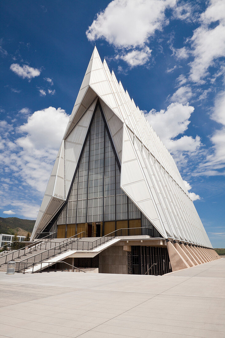 USAF Academy Kadettenkapelle, Colorado Springs, Colorado, USA