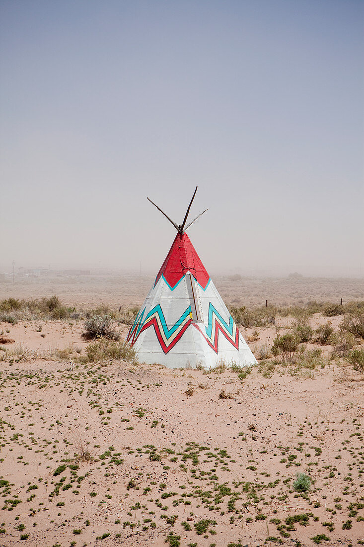 Tipi Replikat, Navajo, Arizona, Vereinigte Staaten von Amerika