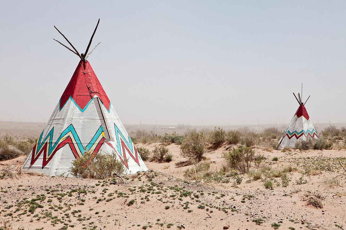 Native American Tipi Replicas,Navajo, Arizona, United States