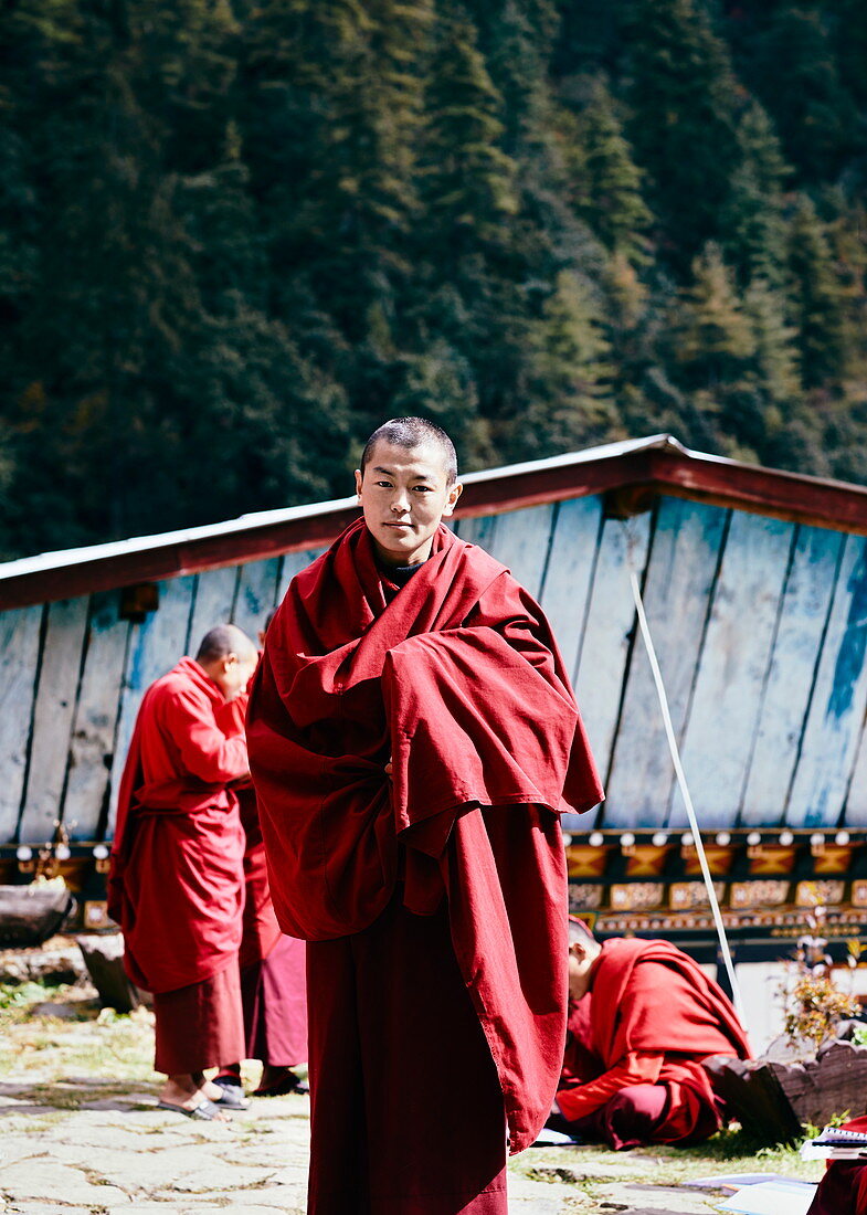 Buddhist monk, Bhutan