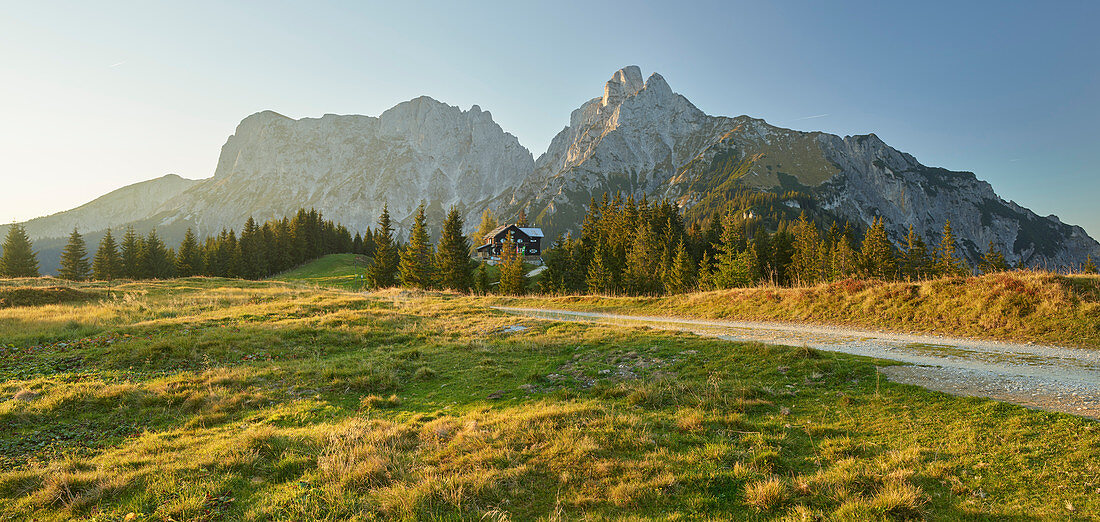Treffneralm, Mödlinger Hütte, Kalbling, Sparafeld, Reichenstein, Ennstaler Alpen, Steiermark, Österreich