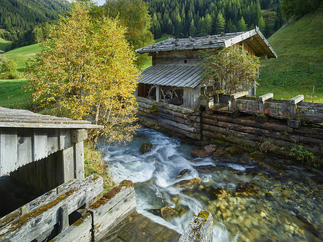 Obernberg am Brenner, Mühle, Seebach, Tirol, Österreich
