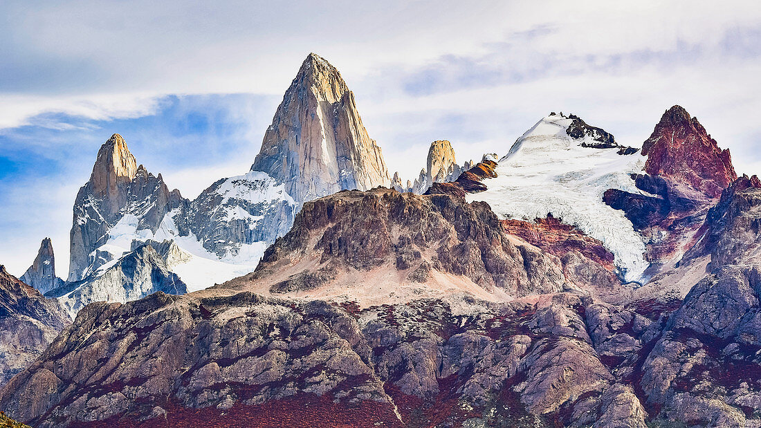Berge, Berg Fitz Roy, Patagonia, Chile