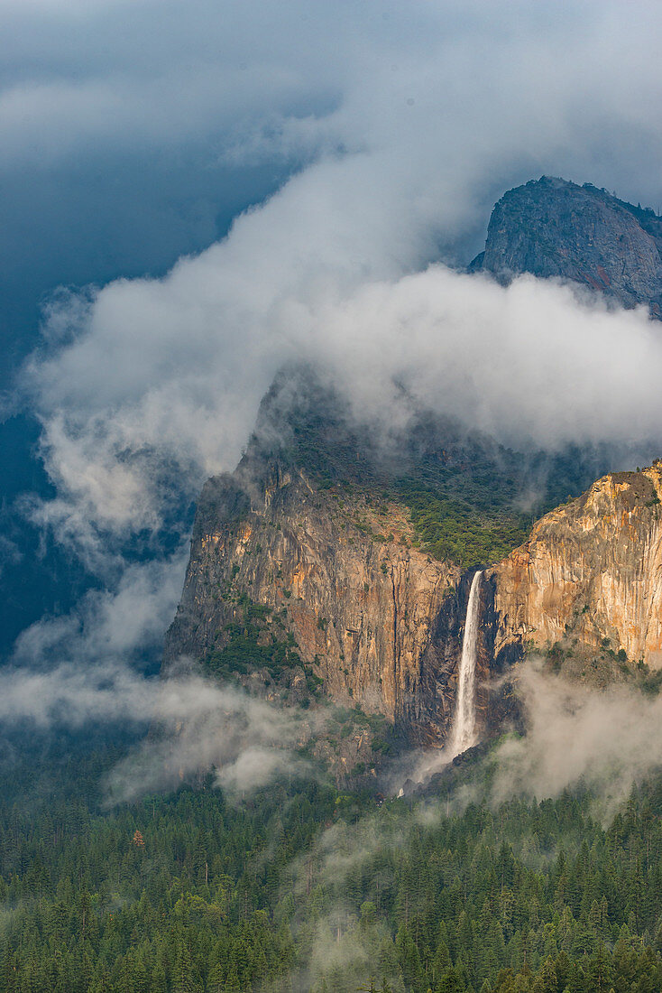 Bridal Veil Falls (Brautschleierfälle), Yosemite Nationalpark, Kalifornien