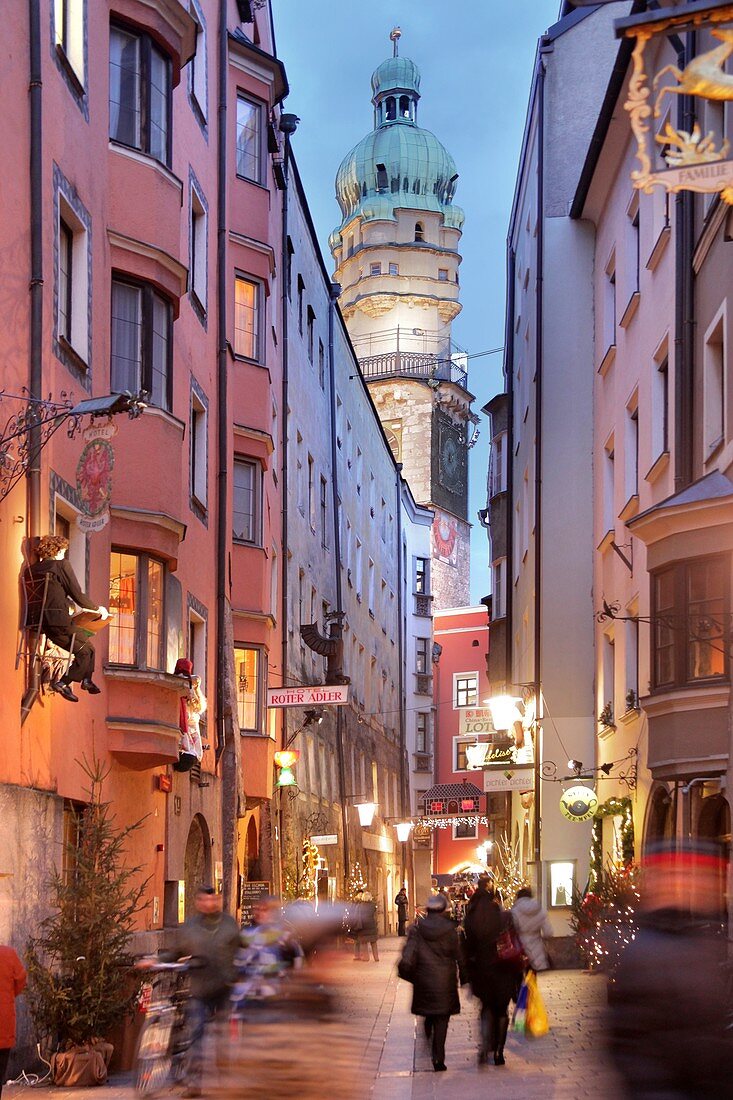 Weihnachtsmarkt in Innsbruck, Tirol, Österreich, Europa