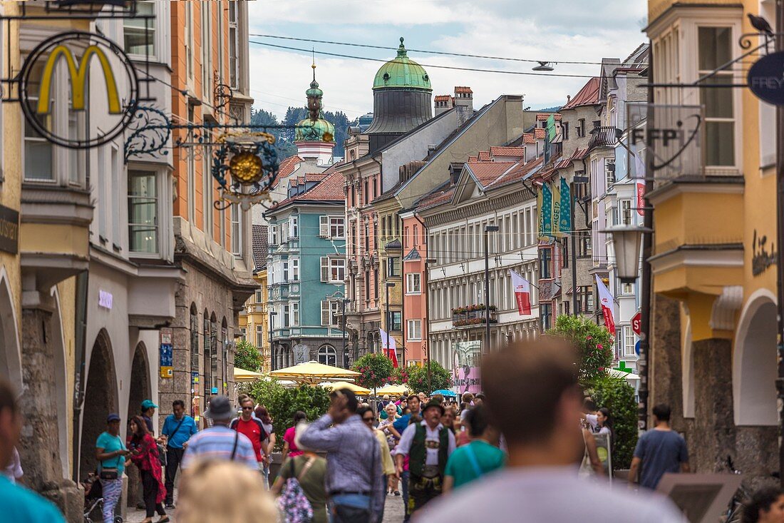 Herzog-Friedrich-Straße, Innsbruck, Tirol, Österreich, Europa