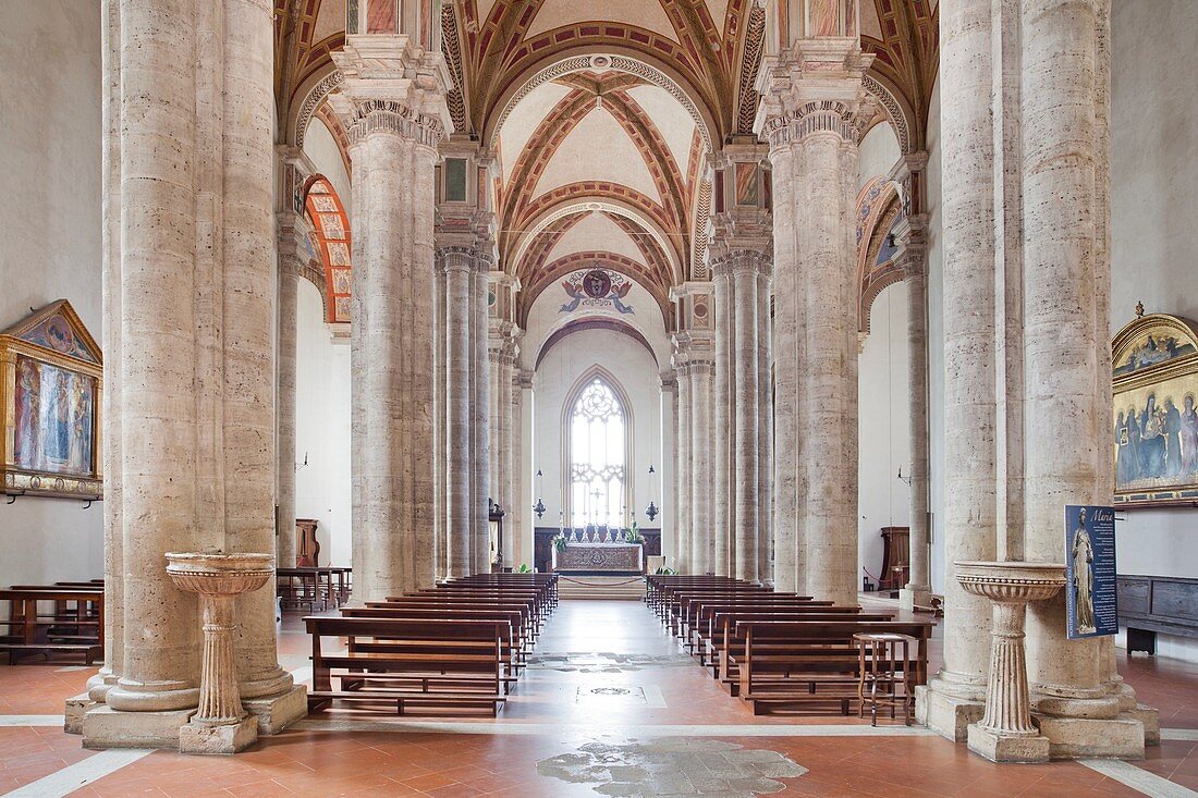Pienza Cathedral, UNESCO World Heritage Site, Pienza, Tuscany, Italy, Europe