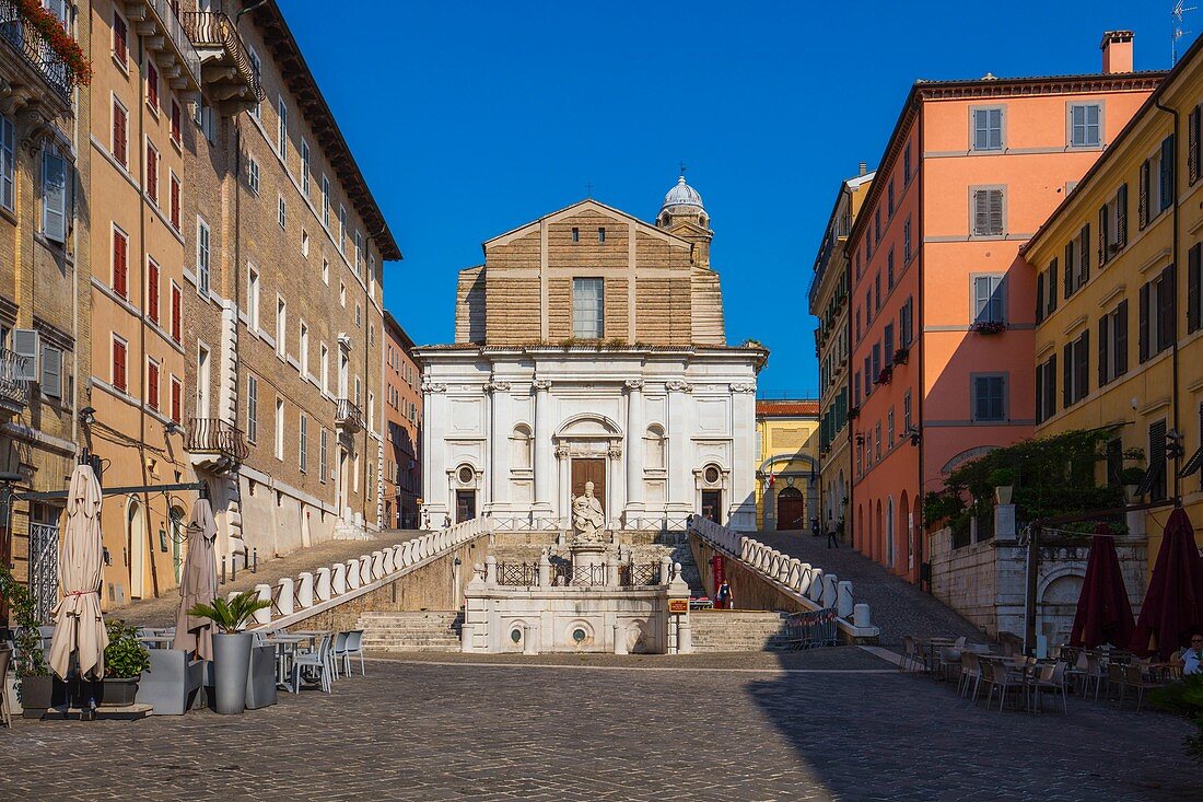 Piazza del Plebiscito, Ancona, Marken, Italien, Europa