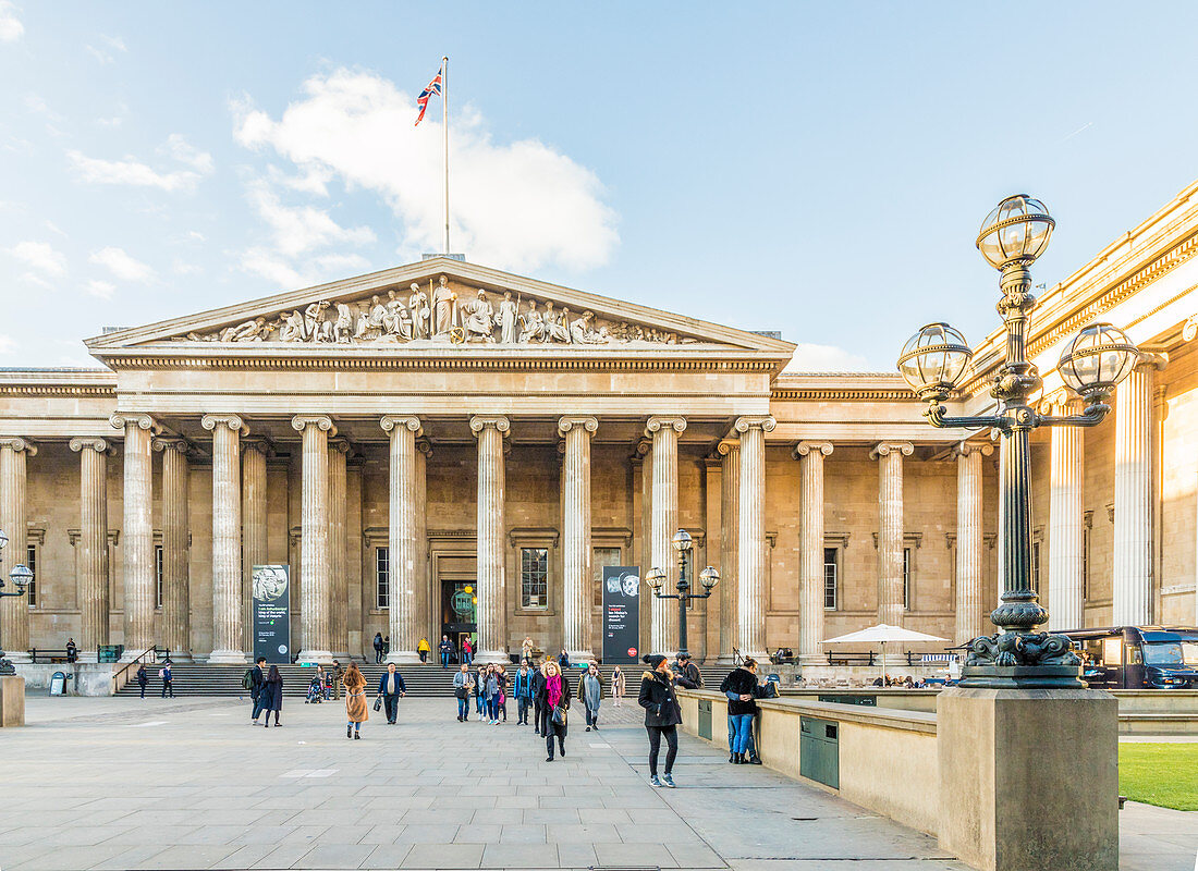 Das British Museum in Bloomsbury, London, England, Vereinigtes Königreich, Europa