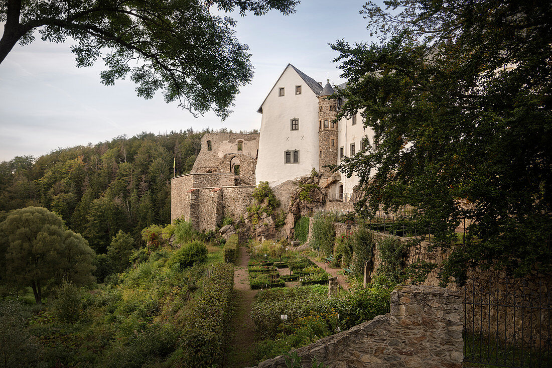 Schloss Lauenstein, UNESCO Welterbe Montanregion Erzgebirge, Lauenstein, Sachsen