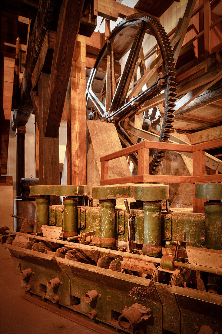 Im Pochwerk Wäsche IV, Bergbaumuseum Altenberg, UNESCO Welterbe Montanregion Erzgebirge, Altenberg-Zinnwald, Sachsen