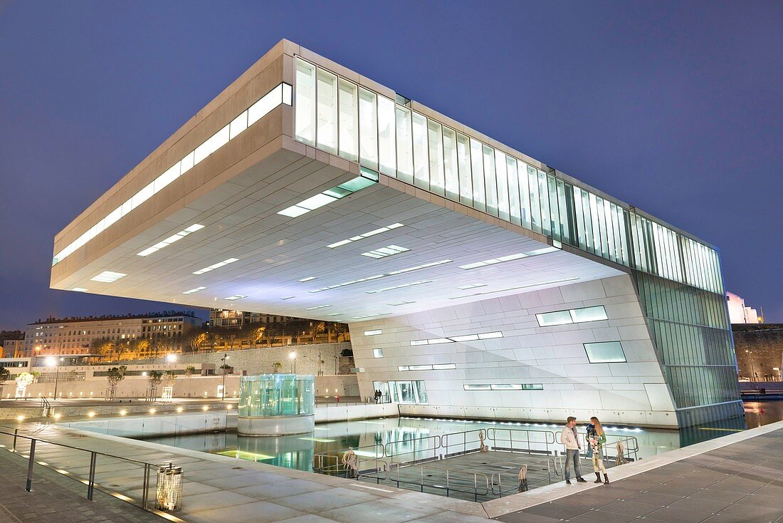 Frankreich, Bouches du Rhône, Marseille, Kulturhauptstadt Europas 2013, am Pier J4, mediterrane Villa, entworfen vom Architekten Stefano Boeri
