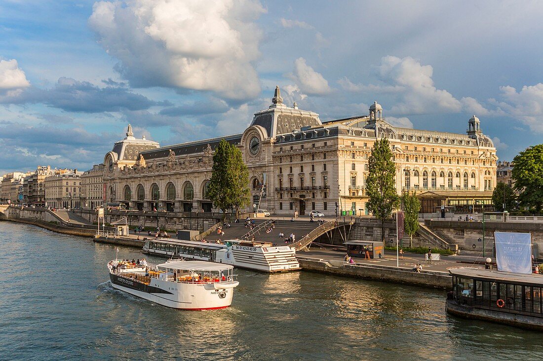 France, Paris, area listed as World Heritage by UNESCO, the Orsay Museum