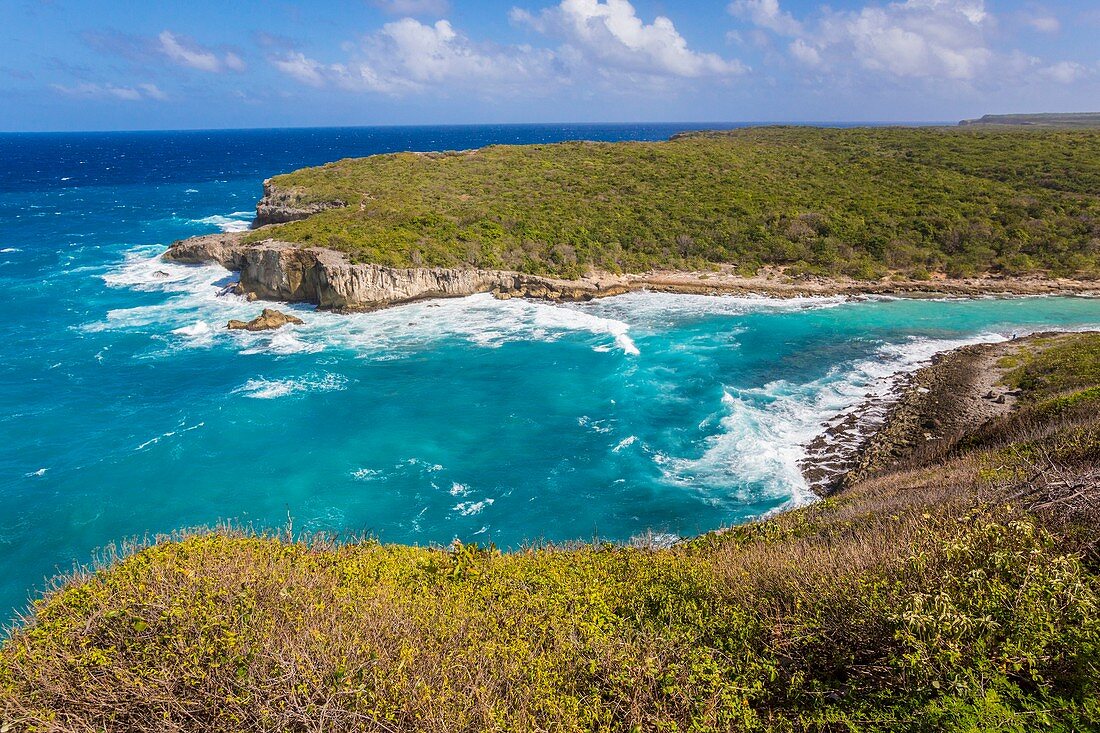 France, Guadeloupe (French West Indies), Grande Terre, Anse Bertrand, lagoon Hell's Gate