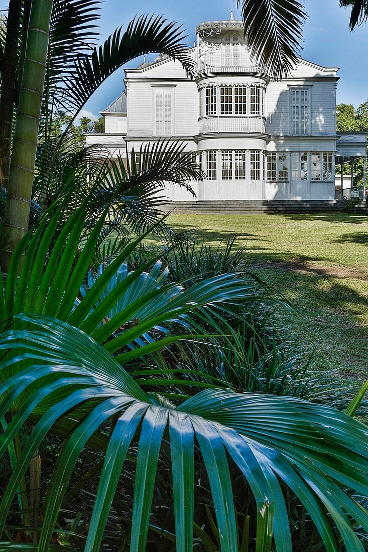 Frankreich, Reunion Island (französisches Überseedepartement), Etang Sale les Bains, Kolonialhaus