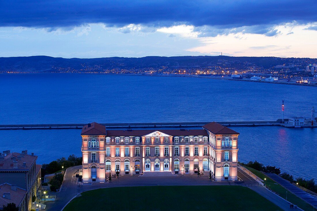 France, Bouches du Rhone, Marseille, district Pharo Palais du Pharo