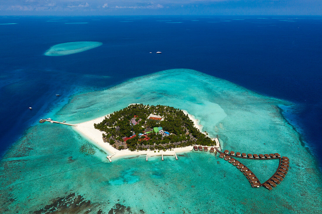 Ferieninsel Alimatha, Felidhu Atoll, Indischer Ozean, Malediven