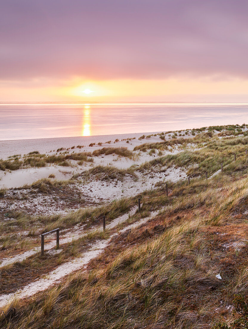 List-Ost lighthouse, Ellenbogen, Sylt, Schleswig-Holstein, Germany