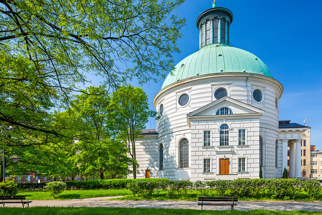 Evangelical Lutheran church of Holy Trinity, Stanislaw Malachowski Square, Warsaw, Mazovia region, Poland, Europe
