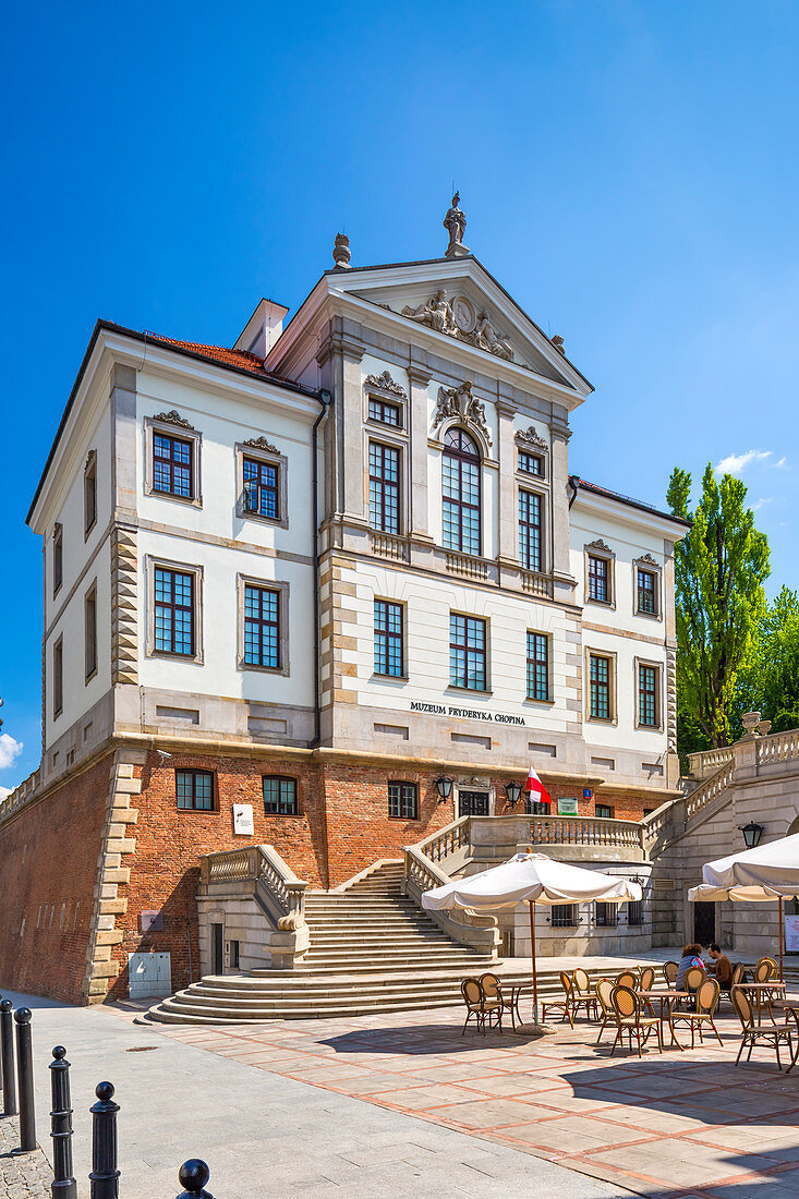 Ostrogski-Palast, Herrenhaus im Stadtzentrum mit Frederic Chopin Museum und das Nationalinstitut, Warschau, Polen, Europa