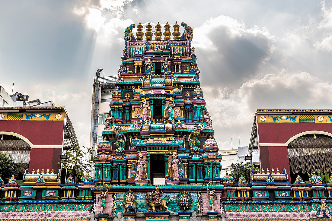 Mariamman, hinduistischer Tempel in Saigon (Ho-Chi-Minh-Stadt), Vietnam, Asien