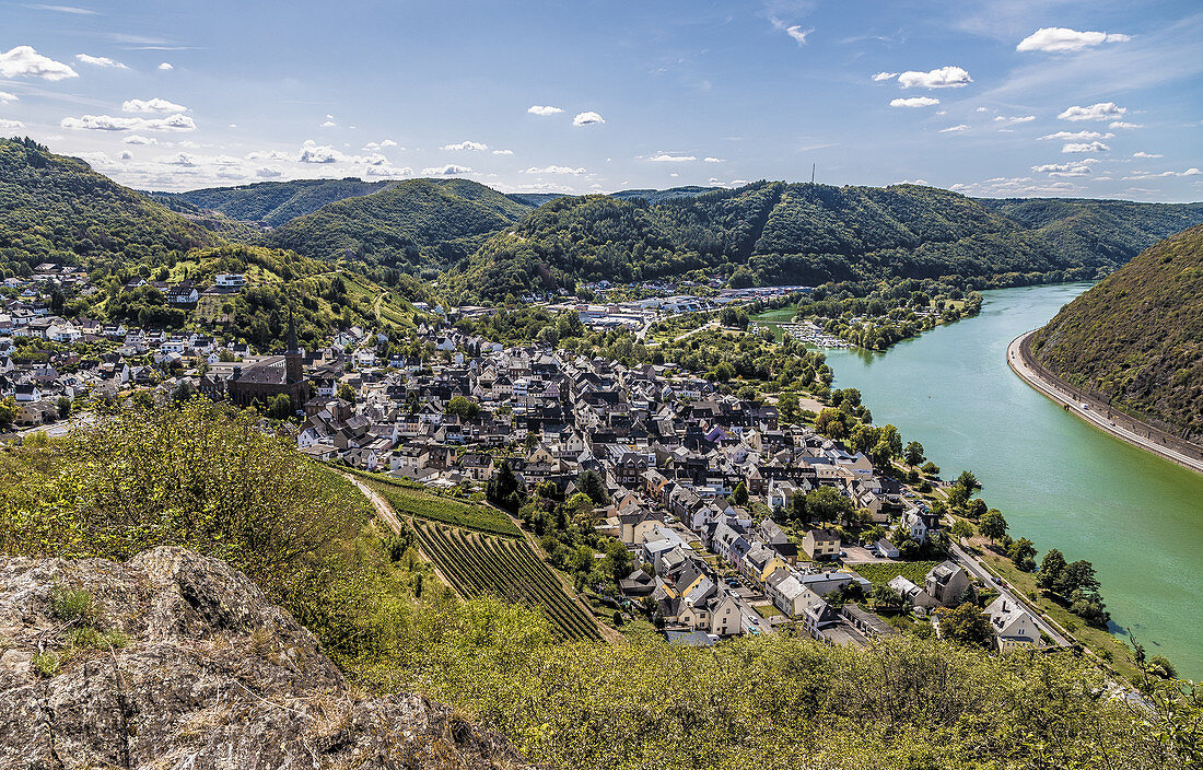 Treis-Karden on the Moselle Panorama
