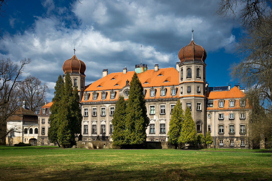 Schloss Brynek, Brynnek, Woiwodschaft Schlesien in Polen, Europa