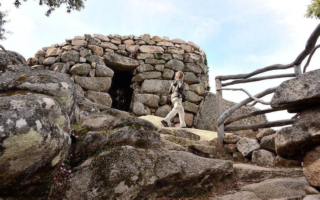 Pre-Christian building at Castellu di Cucuruzzu near Levie in Alta Rocca, South Corsica, France MR available: Andrea Seifert