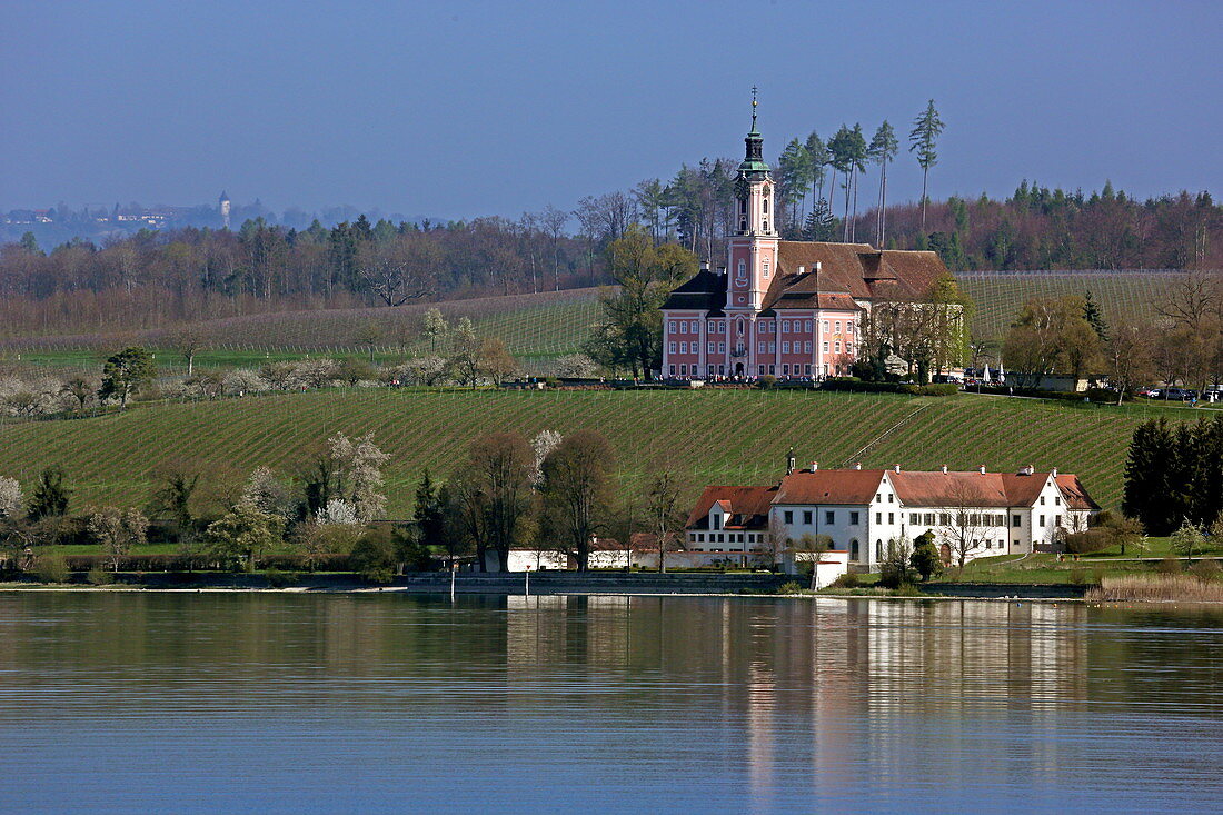 Cistercian priory at Birnau Monastery, Uhldingen, Baden-Württemberg, Germany