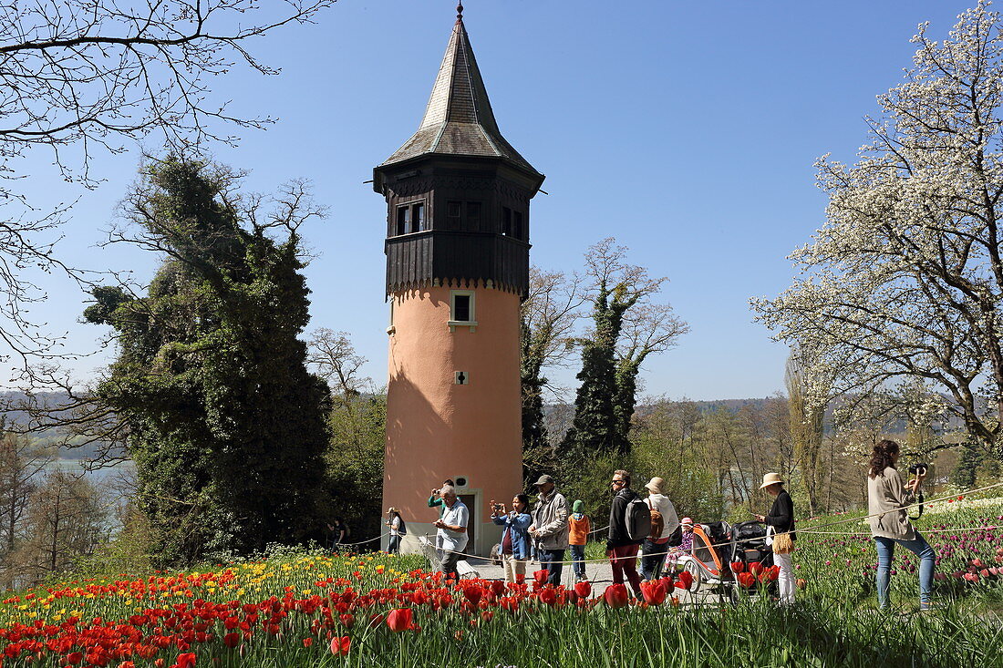 Schwedenturm, Insel Mainau, Lake Constance, Baden-Württemberg, Germany