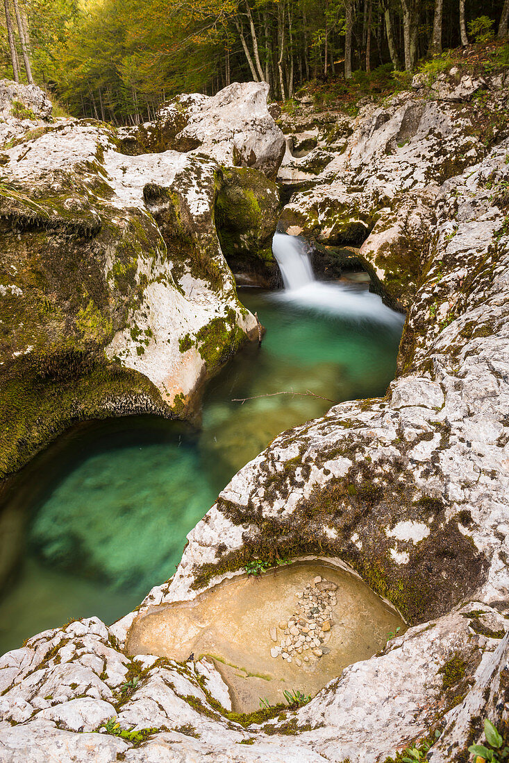 Mostrica Schlucht bei Stara Fucina, Triglav Nationalpark, Slowenien