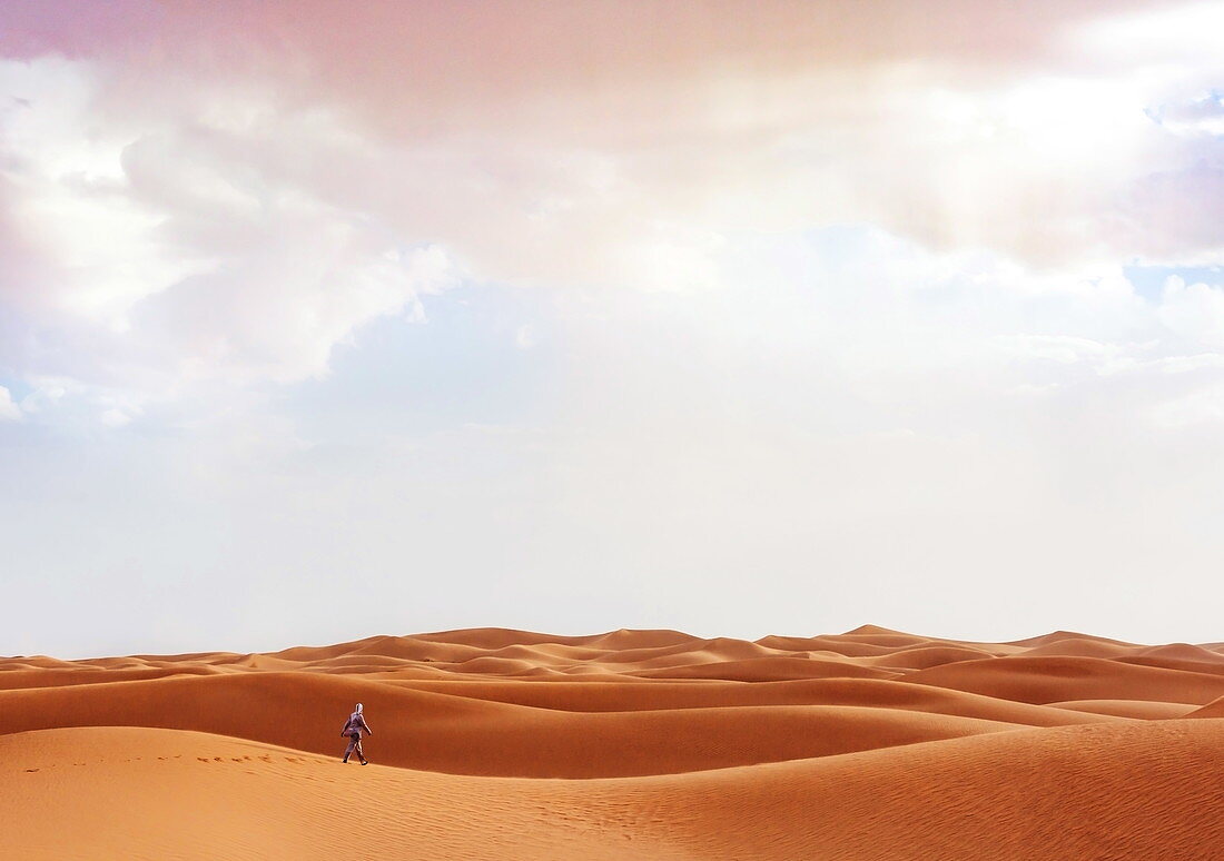 Die Sahara-Wüste in Südmarokko