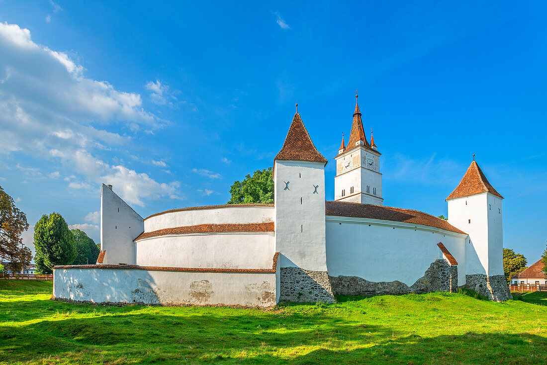 Evangelical Church Fortress of Harman, Brasov County, Transylvania, Romania