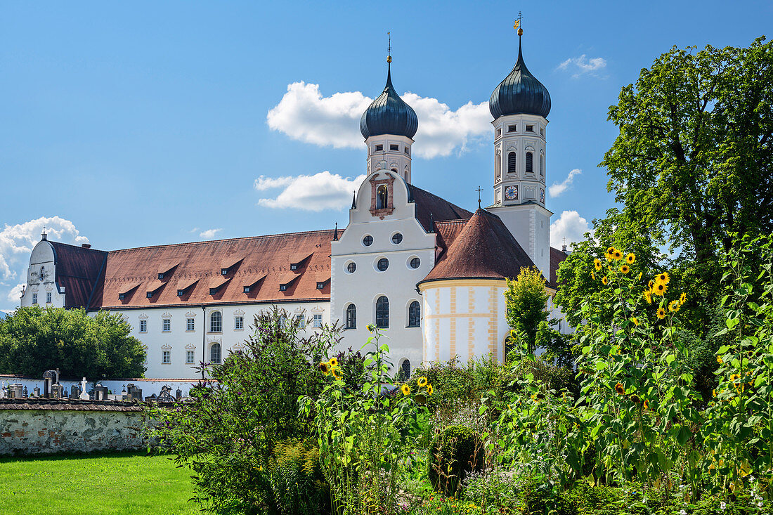 Benediktbeuern Abbey, Benediktbeuern, Upper Bavaria, Bavaria, Germany