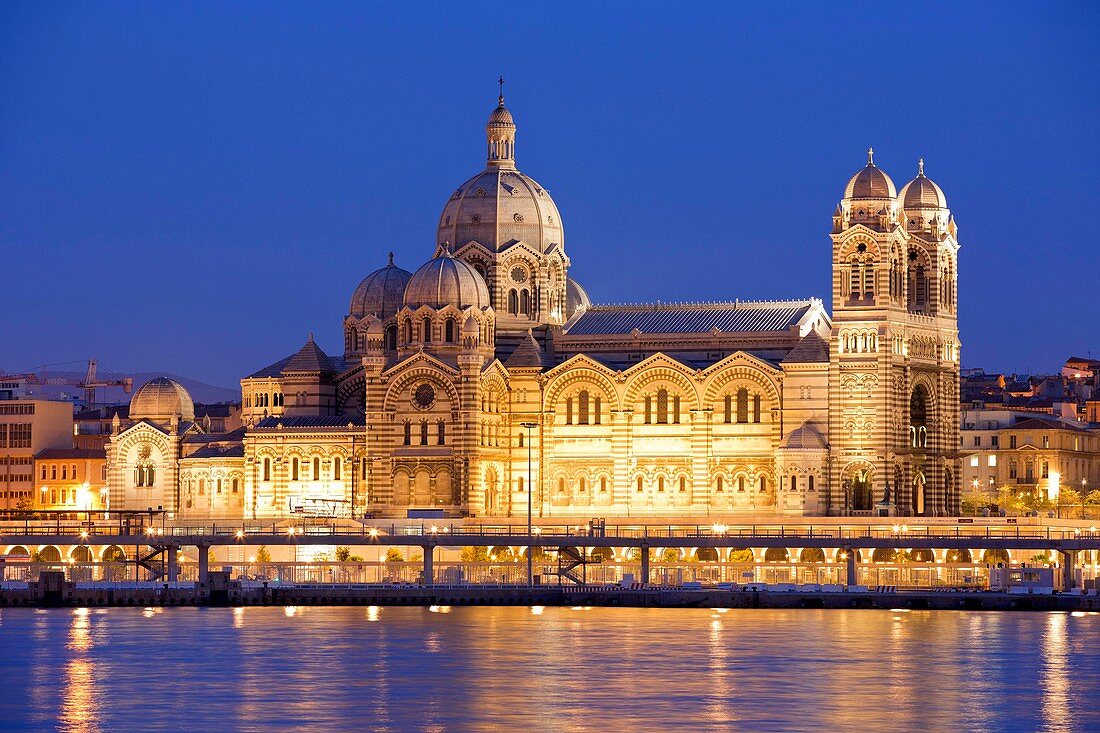 France, Bouches du Rhone, Marseille, Euromediterranee area, the Cathedral The Major (19th century) Historical Monument