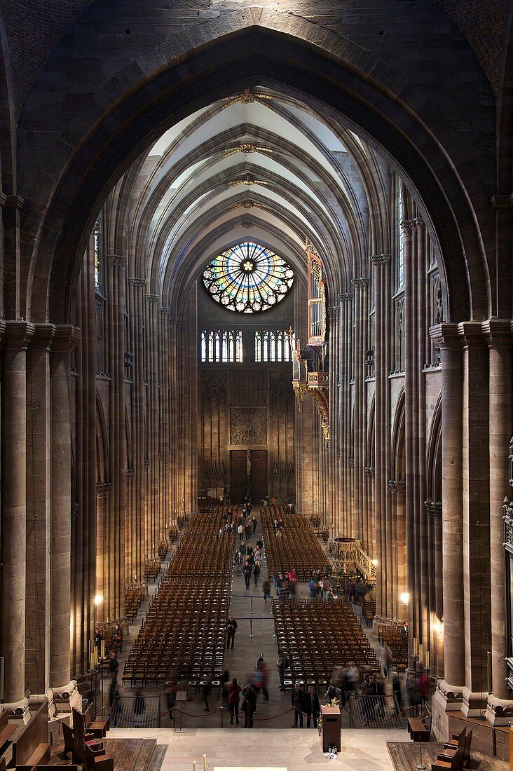 Frankreich, Bas Rhin, Straßburg, Altstadt, UNESCO Weltkulturerbe, Kathedrale Notre Dame