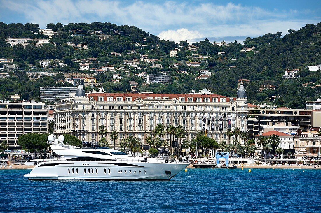Frankreich, Alpes Maritimes, Cannes, der Carlton-Palast am Boulevard de la Croisette