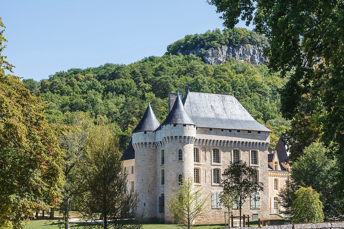 France, Dordogne, Campagne, Campagne castle