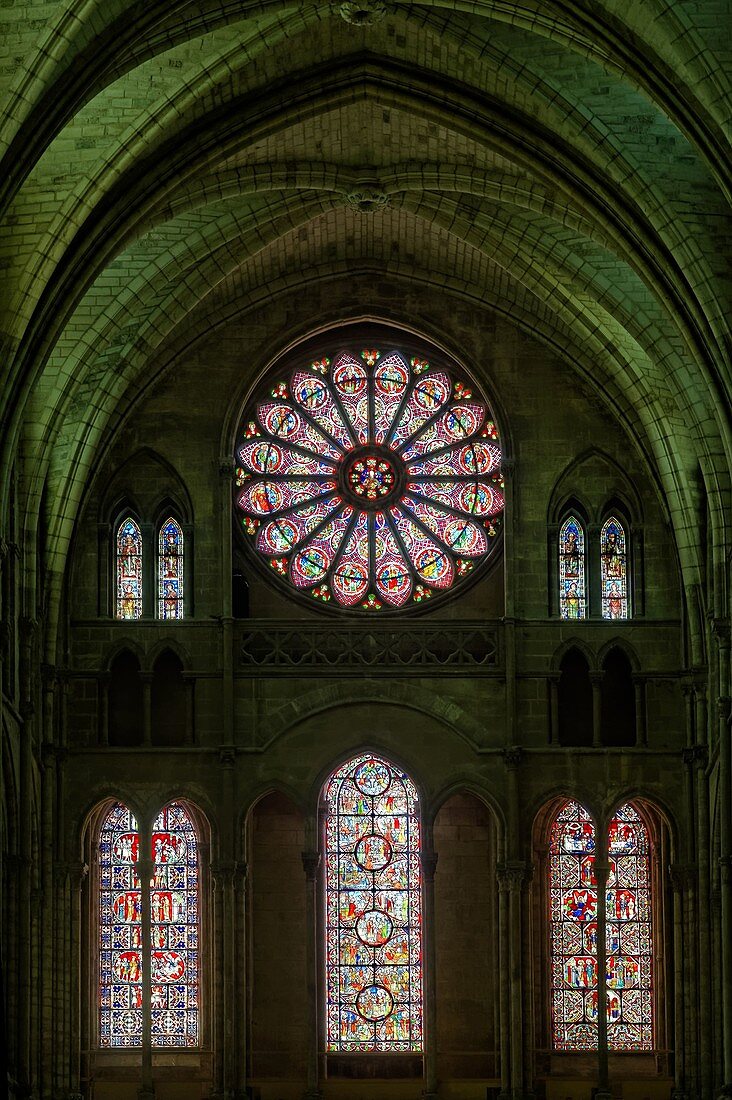 Frankreich, Marne, Reims, St. Remi Basilika , UNESCO Weltkulturerbe