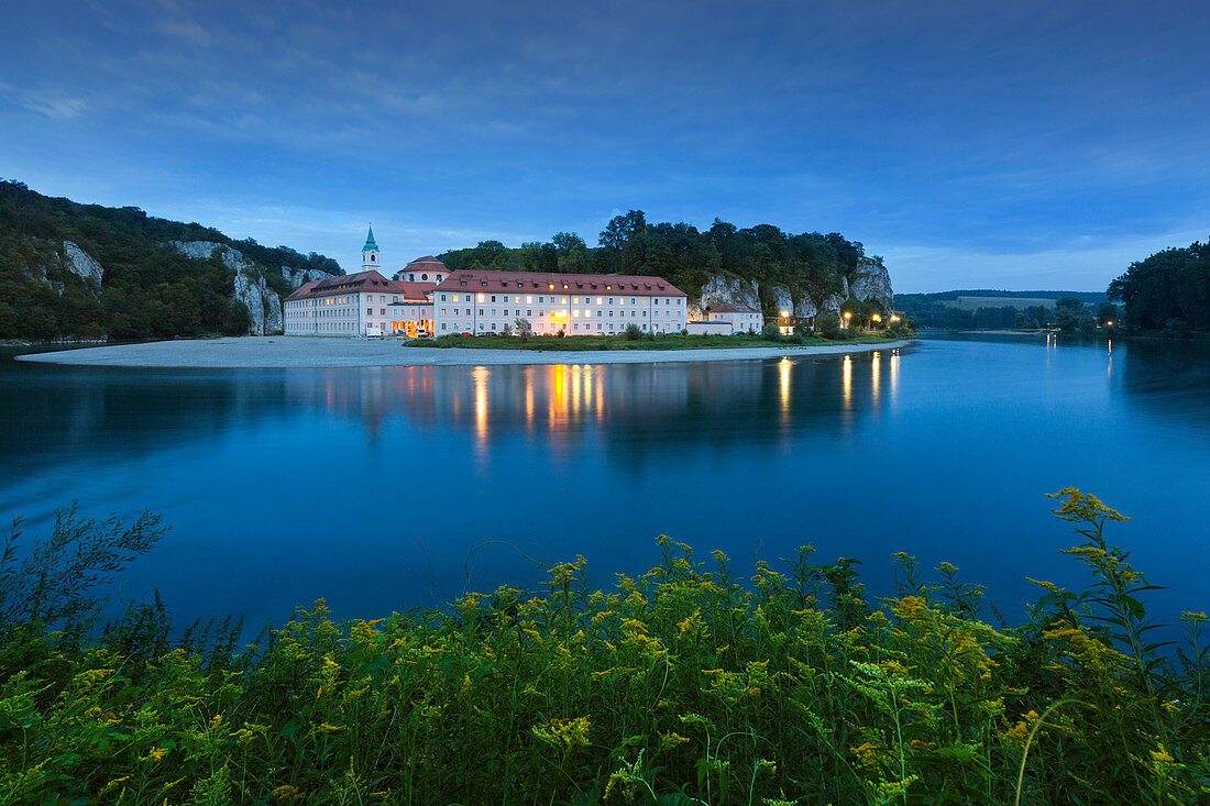 Donaudurchbruch am Kloster Weltenburg, Donau, Bayern, Deutschland