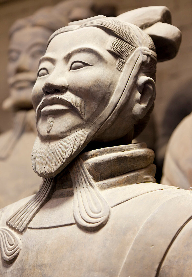 Soldat von Armee der Terrakotta-Krieger, Xian, Provinz Shaanxi, China, Asien
