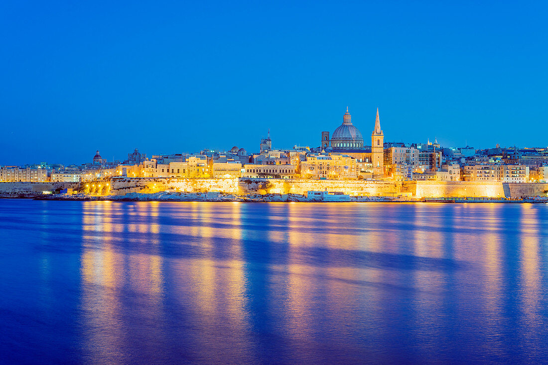 St. Paul's Anglican Cathedral and Carmelite Church, Valletta, Malta, Mediterranean, Europe