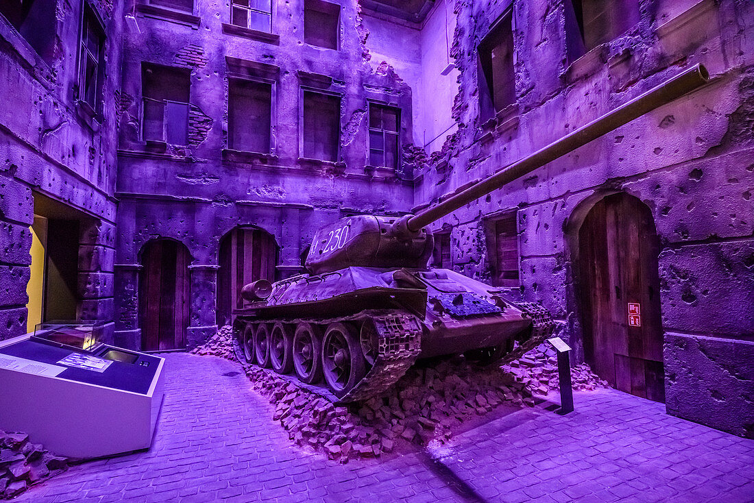 Museum of the Second World War, www.muzeum1939.pl, soviet tank T-34, Gdansk, Pomorze region, Pomorskie voivodeship, Poland, Europe