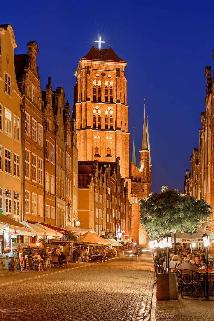 Basilika der Heiligen Maria, Danzig, allgemein bekannt als Mariacki-Kirche, Piwna Straße, Danzig, Polen, Europa