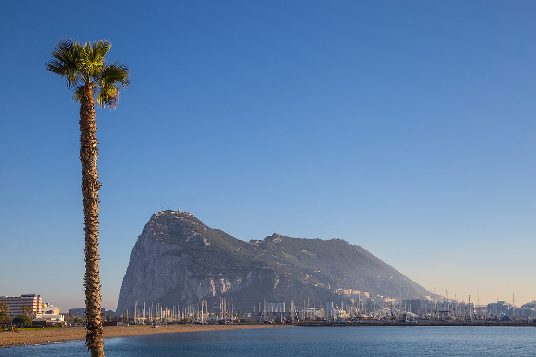 View of Rock of Gibraltar, Gibraltar, Europe