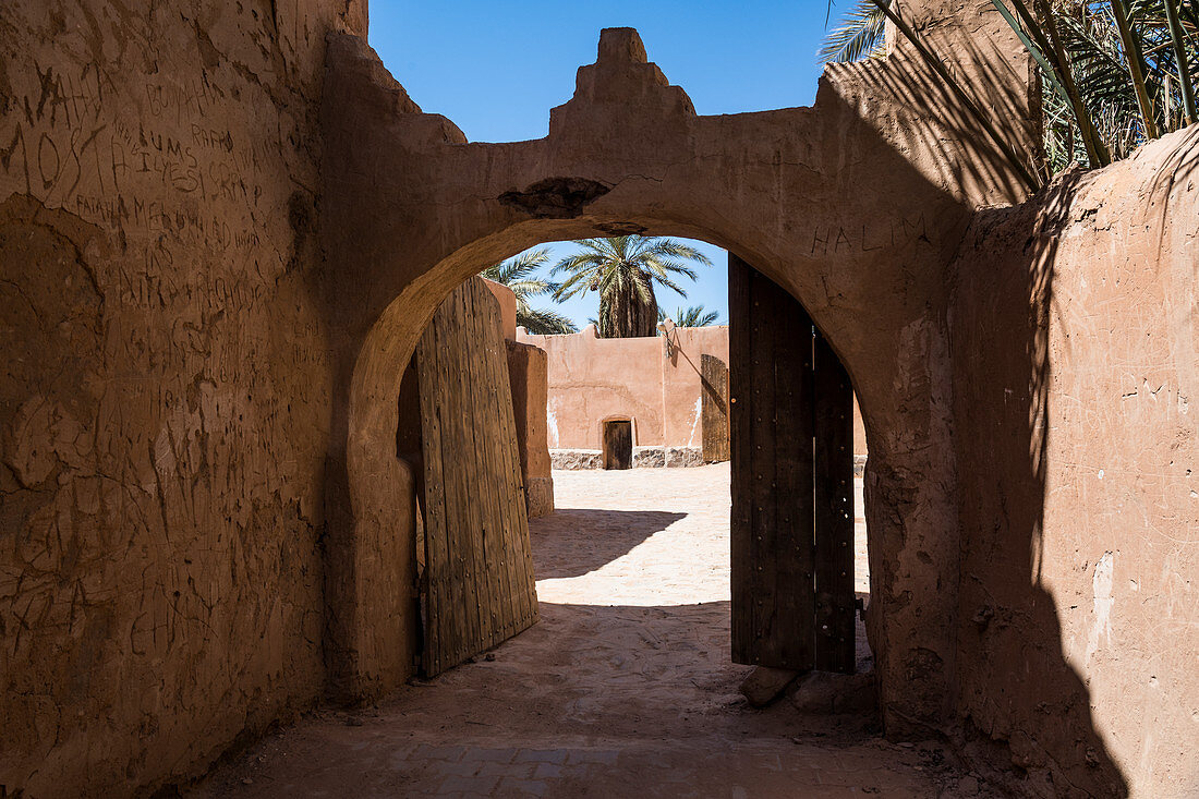 Ksar, Altstadt von Beni Abbes, Sahara, Algerien, Nordafrika, Afrika