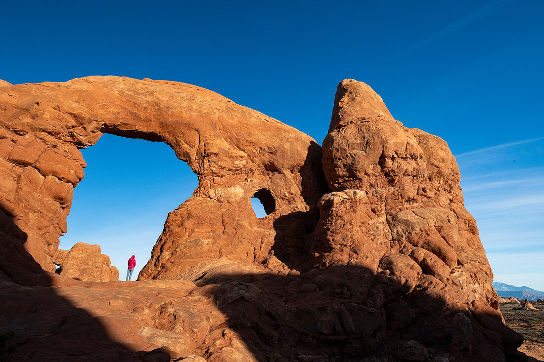 Windows Arches, Arches National Park, Moab, Utah, Vereinigte Staaten von Amerika, Nordamerika