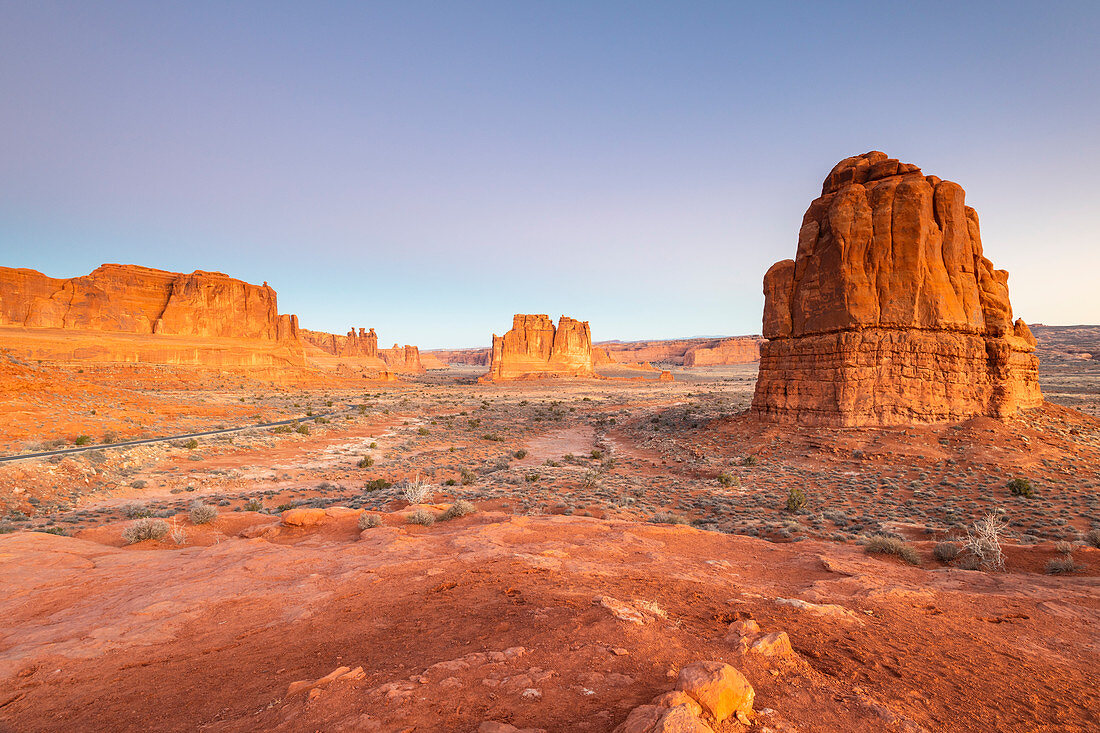 Park Avenue, Arches National Park, Moab, Utah, Vereinigte Staaten von Amerika, Nordamerika