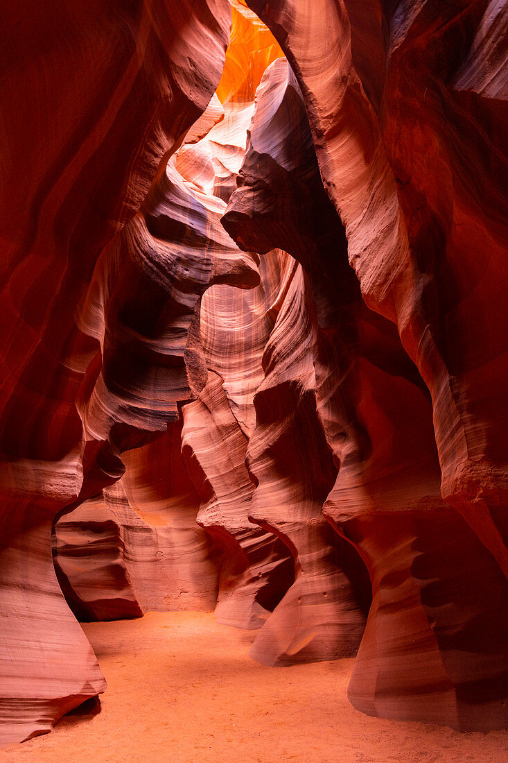 Antilopen-Schlucht, Navajo-Stammespark, Page, Arizona, Vereinigte Staaten von Amerika, Nordamerika